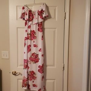 Off the shoulder sundress